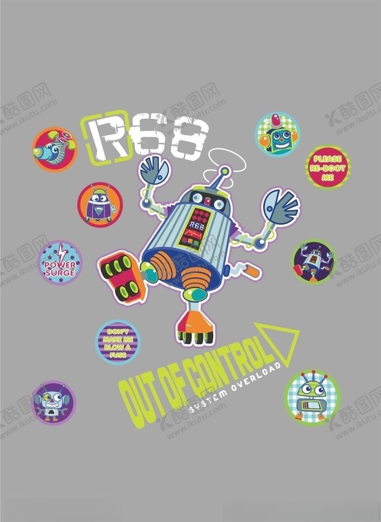 编号：46397309281937282308【酷图网】源文件下载-卡通图案设计素材