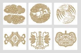 传统中式花纹图案