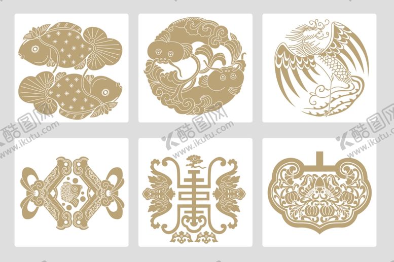 编号：74356111021638106410【酷图网】源文件下载-传统中式花纹图案