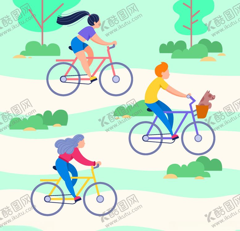 编号：91062404061904496347【酷图网】源文件下载-骑自行车