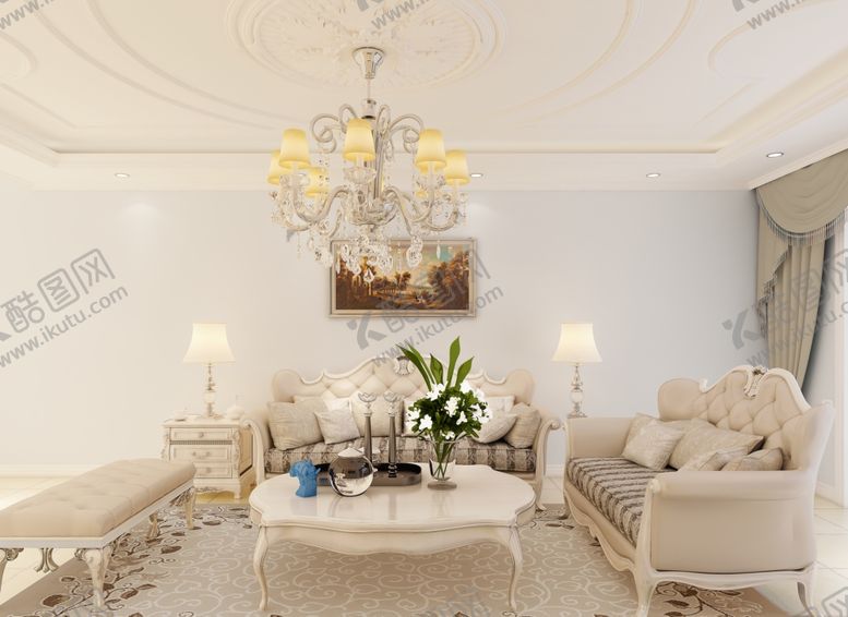编号：42212209192036431155【酷图网】源文件下载-简欧客厅图PSD分层免抠