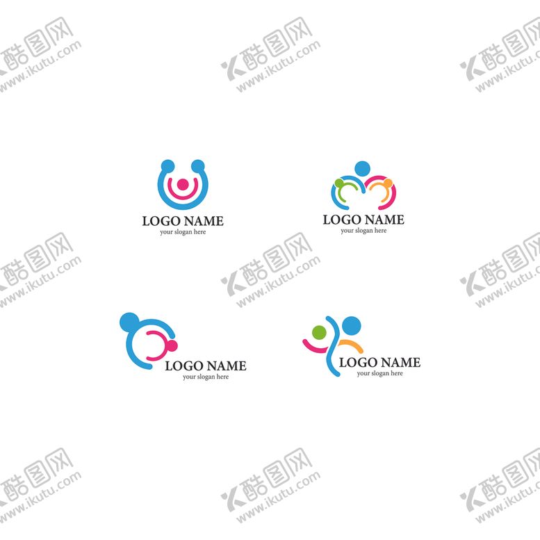 编号：84902705090647326671【酷图网】源文件下载-抽象人物图标