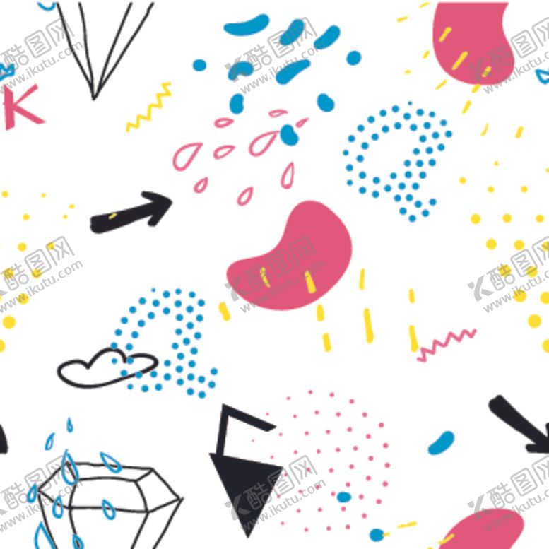 编号：65076109190856026723【酷图网】源文件下载-纯色几何拼接图案