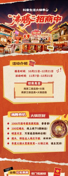 招商活动长图专题设计