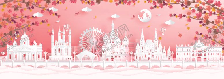 编号：20881209170422158093【酷图网】源文件下载-城市剪纸