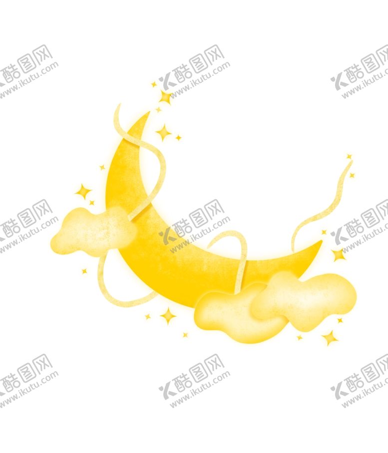 编号：59240512130254249961【酷图网】源文件下载-卡通月亮插画