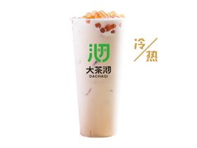 奶茶店饮品脆波波果汁大果粒