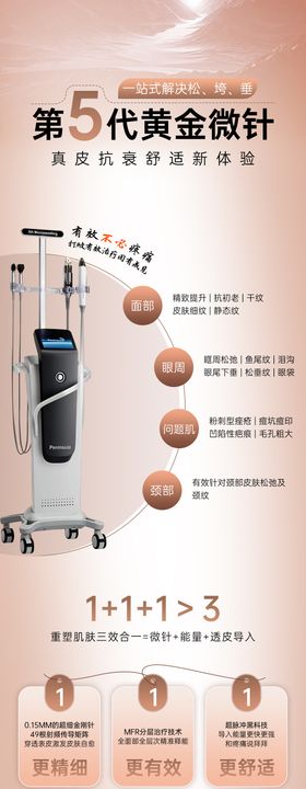 第5代黄金微针海报