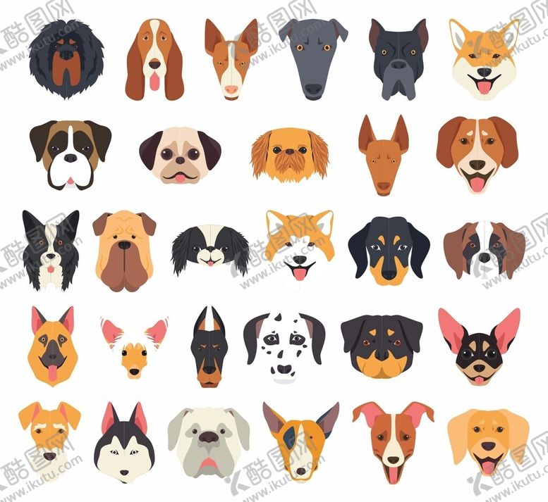 编号：50844604301715208491【酷图网】源文件下载-狗头像图标