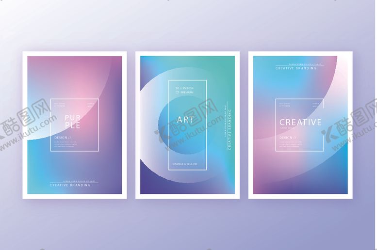 编号：64089809262229167327【酷图网】源文件下载-渐变色卡