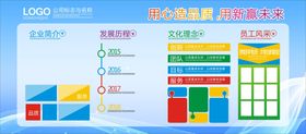 企业文化墙公司简介背景形象照片