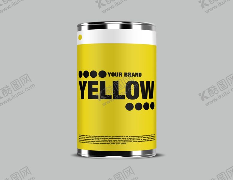 编号：78915010022045276291【酷图网】源文件下载-铁罐包装样机