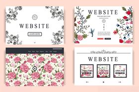 花卉主题网站设计模板
