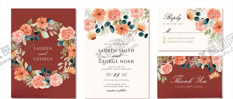 编号：81064009210400106189【酷图网】源文件下载-婚礼请柬