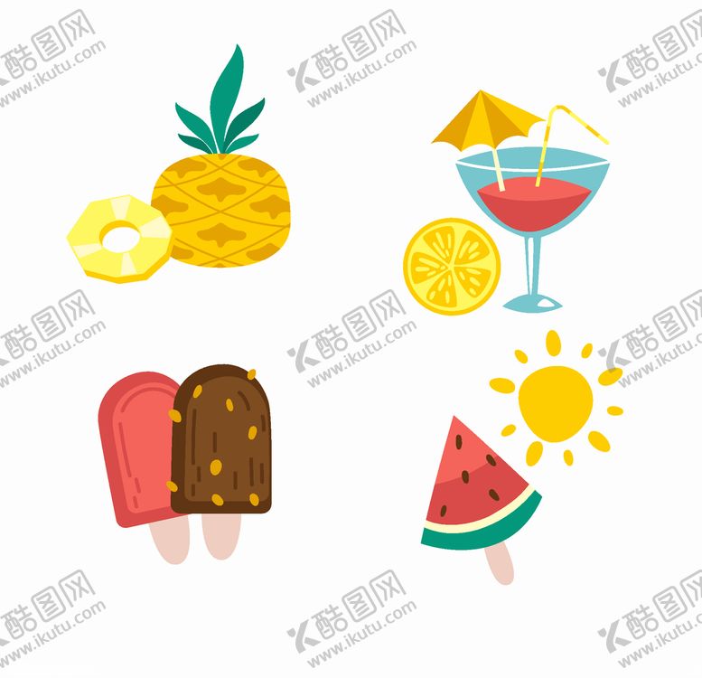 编号：79133710242253279883【酷图网】源文件下载-夏日元素