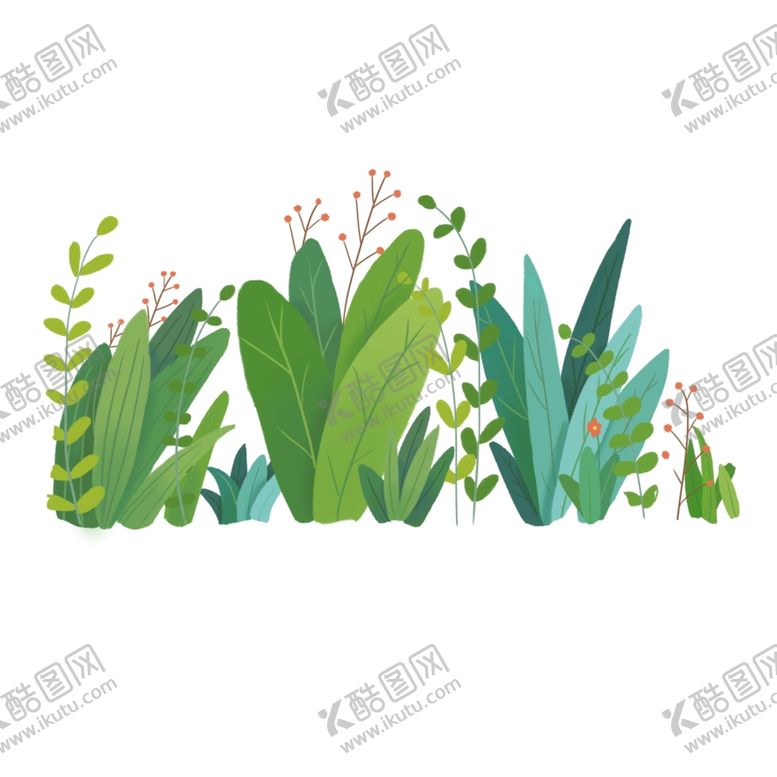 编号：90286610101856176364【酷图网】源文件下载-手绘植物素材