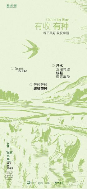 芒种新潮海报
