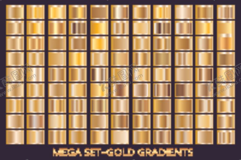 编号：84575609191658278621【酷图网】源文件下载-金色渐变填充