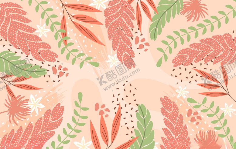 编号：46738610080429349178【酷图网】源文件下载-叶子背景