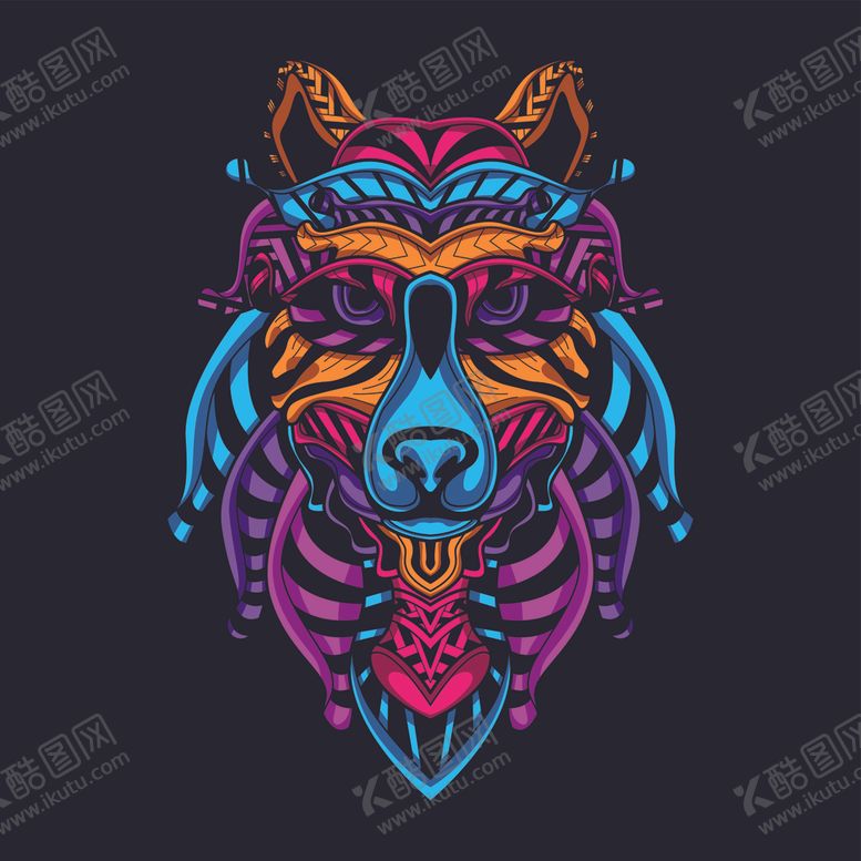 编号：50044610041128391482【酷图网】源文件下载-动物插画