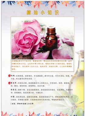 精油小知识CDR文件A4大
