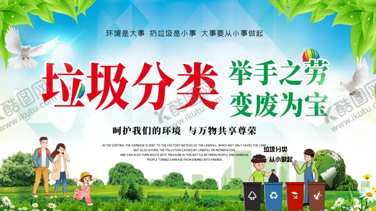编号：42311706281715287140【酷图网】源文件下载-垃圾分类