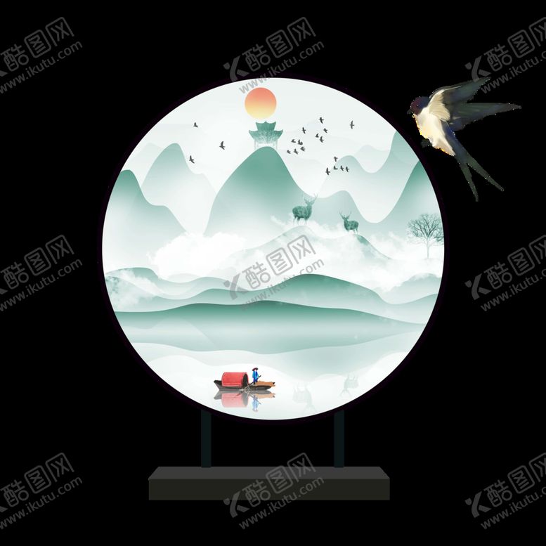 编号：78256109271029431583【酷图网】源文件下载-水墨画中国风