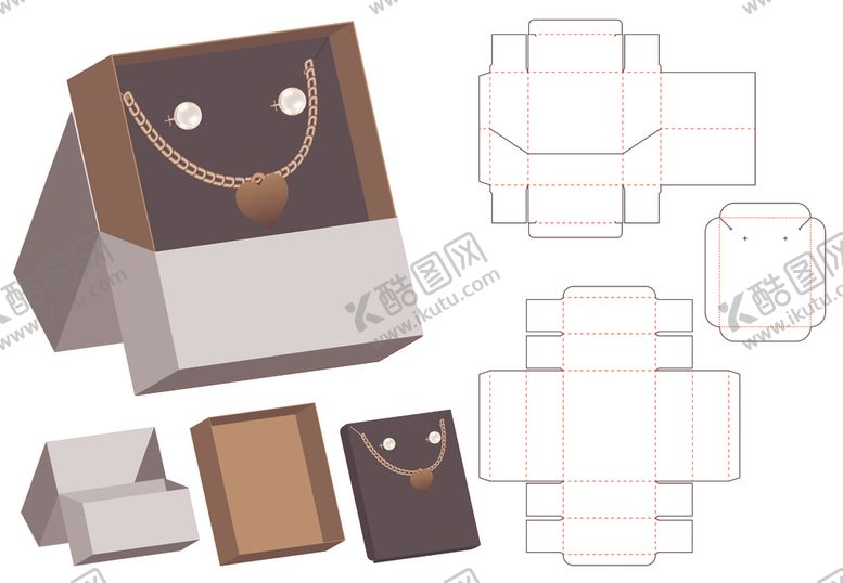 编号：49896410141115258449【酷图网】源文件下载-纸质包装盒刀模设计图