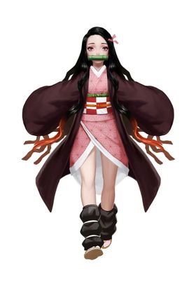 鬼灭之刃祢豆子同人CG形象壁纸