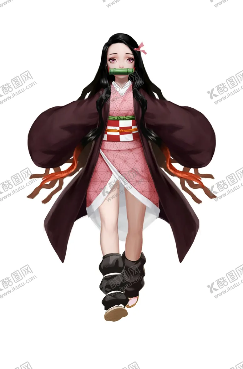 编号：21469811020339006762【酷图网】源文件下载-鬼灭之刃祢豆子同人CG形象壁纸