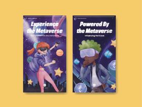 多样卡通人物场景插画图片