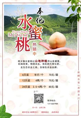 水蜜桃宣传海报