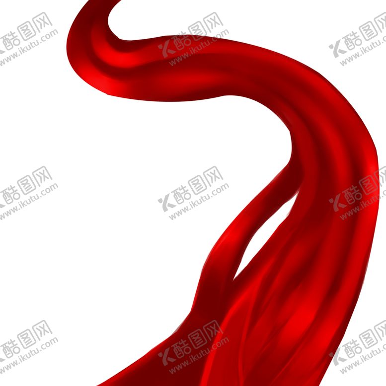 编号：19889310072016405669【酷图网】源文件下载-红色飘带