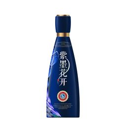 紫墨花开酒瓶子