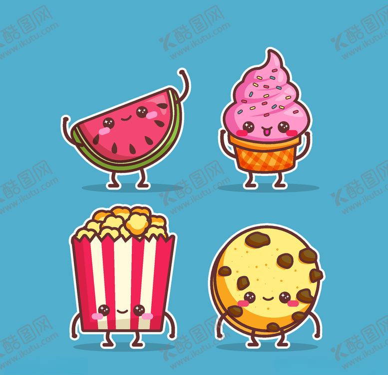 编号：68667210060105424217【酷图网】源文件下载-可爱食物