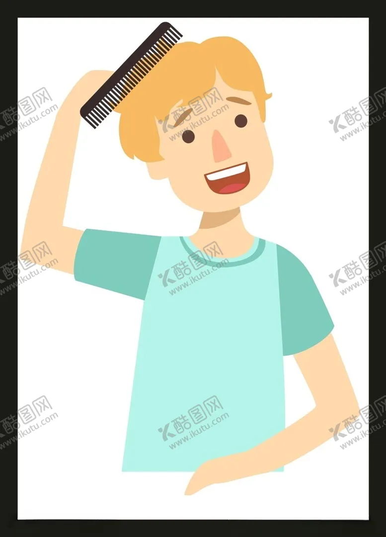 编号：53951302031750203573【酷图网】源文件下载-手绘儿童男孩