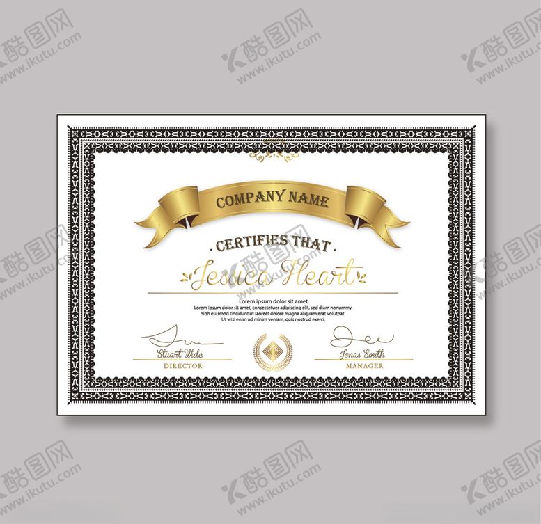 编号：68394009200016577113【酷图网】源文件下载-证书