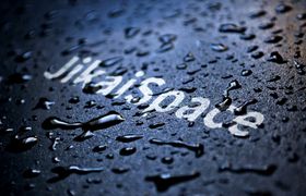 质感水珠LOGO样机智能贴图