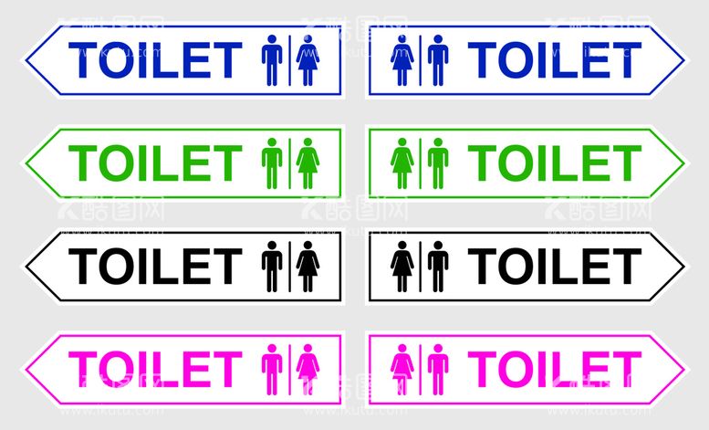 编号：52703609192004299473【酷图网】源文件下载-厕所标志