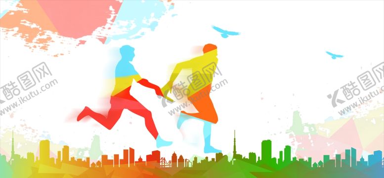 编号：48944402101019345294【酷图网】源文件下载-奔跑图 科技动感 立体图 