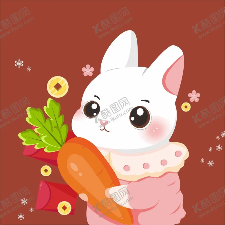 编号：37261409121756311973【酷图网】源文件下载-卡通可爱兔子