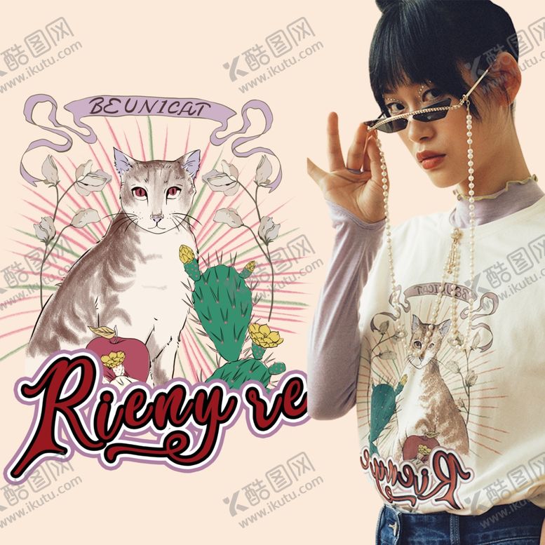 编号：95817606271242579549【酷图网】源文件下载-大牌女装猫咪