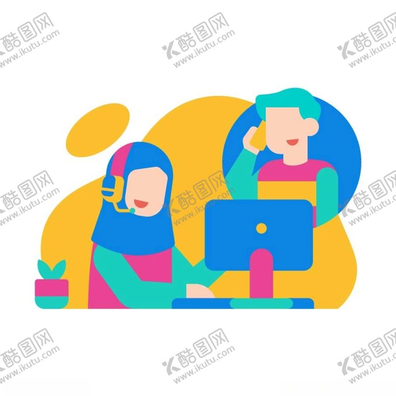 编号：76904507052250468249【酷图网】源文件下载-扁平化人物