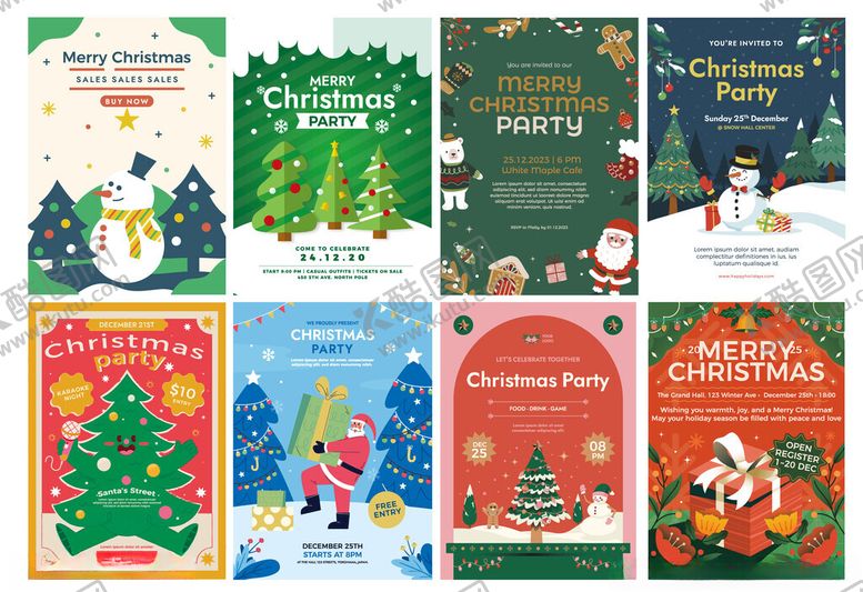 编号：77265310311545307638【酷图网】源文件下载-圣诞主题海报设计