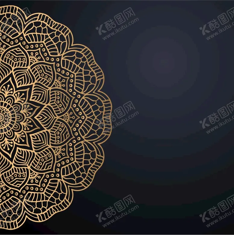 编号：52743809220042581742【酷图网】源文件下载-金色古典花纹