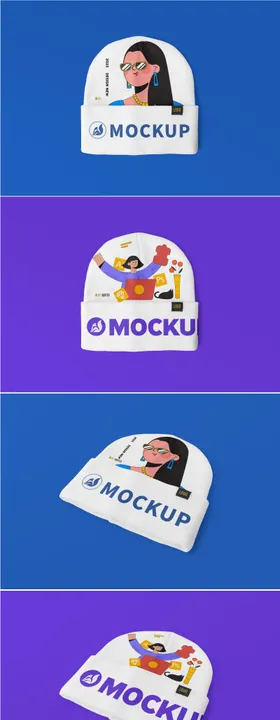 VI提案样机针织帽