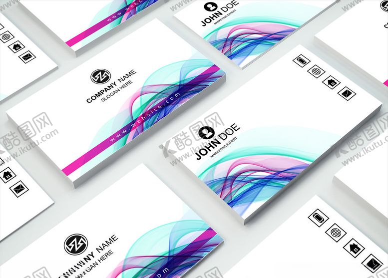 编号：76229010100442543306【酷图网】源文件下载-矢量名片模板