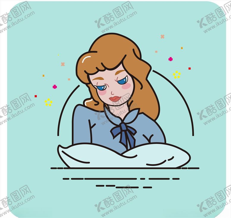 编号：81740210070446198403【酷图网】源文件下载-AI插画小姑娘