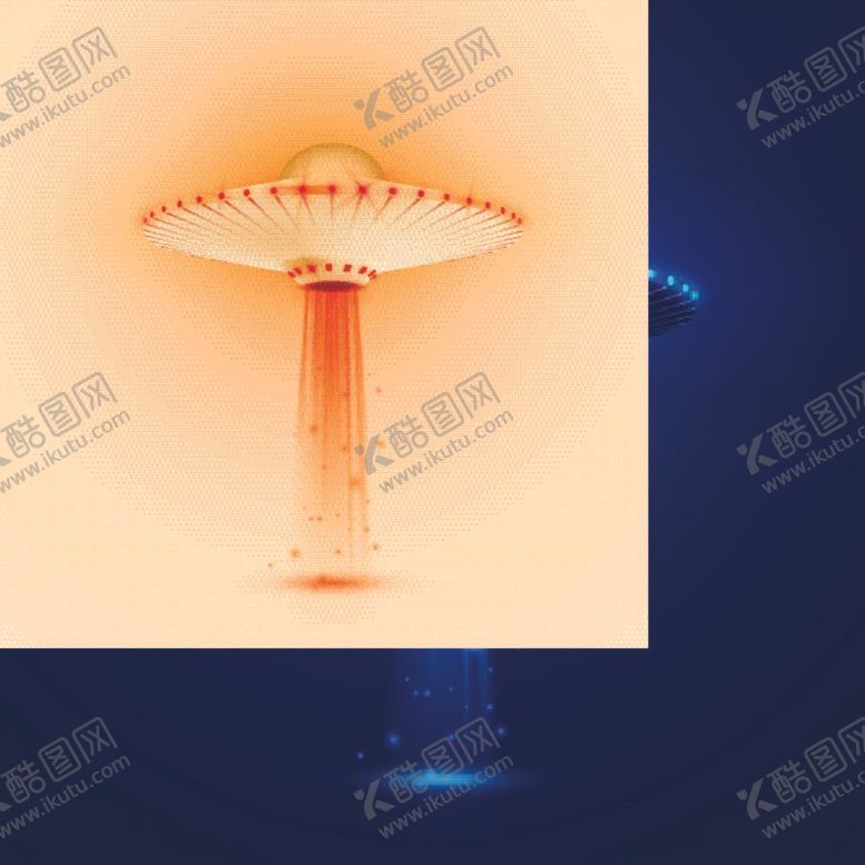 编号：01375609210046241387【酷图网】源文件下载-矢量卡通UFO飞碟