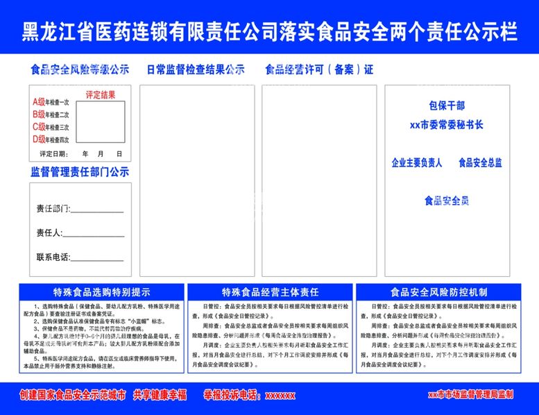 编号：35102912201130503901【酷图网】源文件下载-责任公示栏